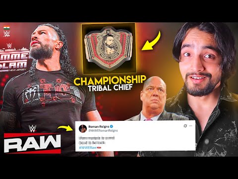 Roman Reigns SUMMERSLAM MATCH & 'NEW CHAMPIONSHIP' Revealed! WWE Raw Return Highlights