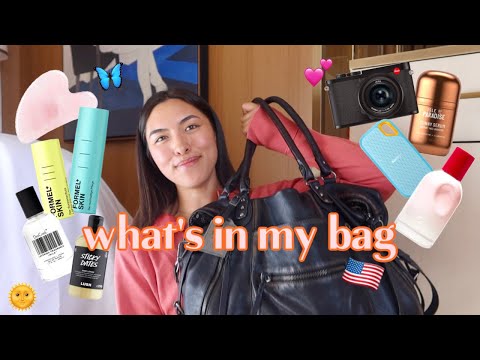 What's in my travel bag! 4 Wochen USA 🇺🇸🦋🌸