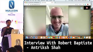 Interview with Robert Baptiste aka Elliot Alderson [@fs0c131y] by Antriksh Shah
