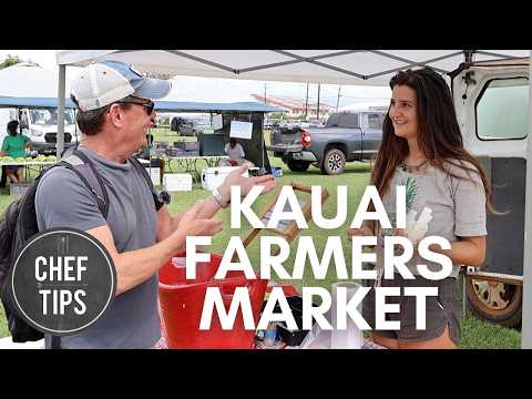 Kauai Farmers Market: A Foodie’s Paradise! 🌴🍍 - Chef Tips - Kauai Travel Tips
