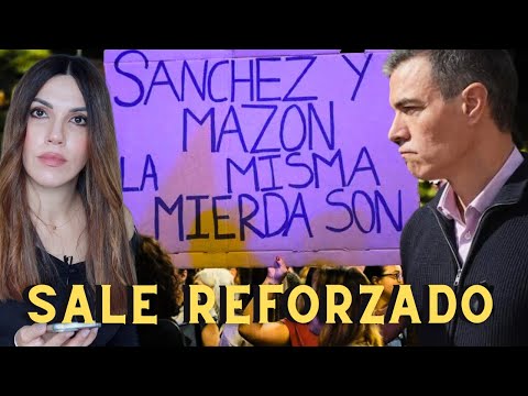 SÁNCHEZ A LO ZORRO CALIENTA LA CAÍDA DE MAZÓN.