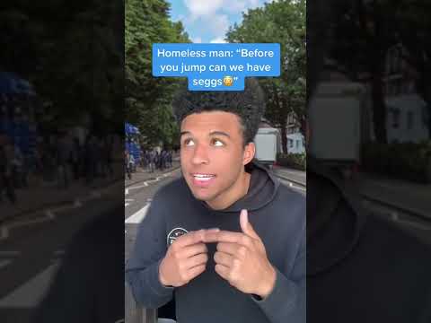When homeless man sees girl about to jump😳#shorts #viral #funny #viralshorts #meme