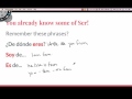 Exploring the Verb 'Ser' in Spanish