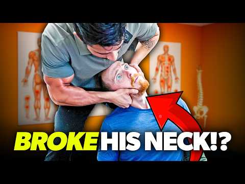 VETERAN 'BREAKS NECK' FALLING OUT OF PLANE! 😱 | Chiropractor Adjustment Back Pain Relief | Dr Liu