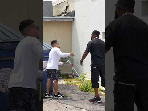 Blind man garbage prank 😂👨‍🦯 #shorts