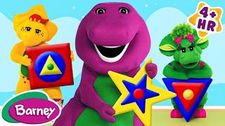 Learn Shapes and Colors with Barney! | 4 HOURS | Barney the Dinosaur