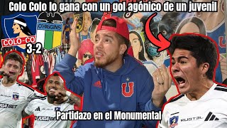 Colo Colo vs O'Higgins 3-2 | Goles y Resumen Completo | Reacción de Hinchas 
