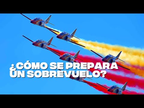 Así prepara un sobrevuelo la Patrulla Águila