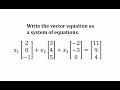 Matrix Operations and Equations