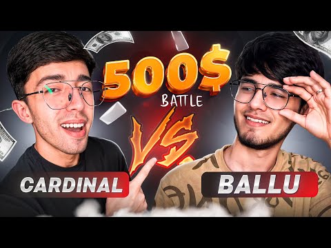 CARDINAL vs BALLU 500$ UCHUN KURASH 🥵 PUBG MOBILE!!!