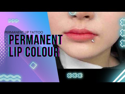 Amazing Lip Transformation ✨ Permanent Lip Colour ✨ Lip Tattoo ✨ #liptattoo #makeup