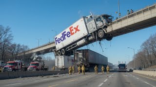 Dangerous Idiot Biggest Dump Truck Driving Skill Fails, Fastest Oversize Truck Machines Working #6