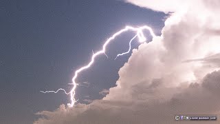 Clear-air lightning bolts-from-the-blue - timelapse and slow motion!