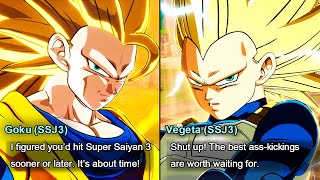 DRAGON BALL: Sparking! ZERO (DLC 3) - All SSJ3 Vegeta Unique Dialogue & Interactions!