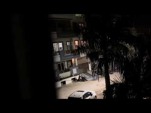 Outside view from my house at night time! 