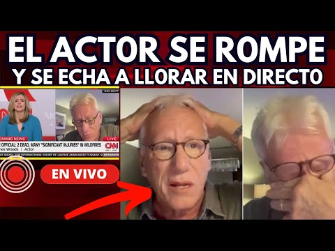 🔴El ACTOR PATRIOTA JAMES WOODS NO PUEDE EVITAR LAS LÁGRIMAS en la CNN al HABLAR de los INCENDIOS🔥