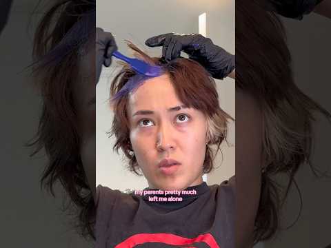 The reality of having a Japanese parent #alternativehair #diyhair #wasian #japanese #colorfulhair
