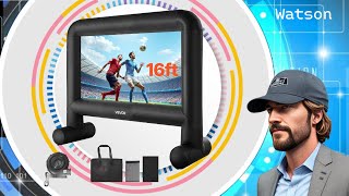 VEVOR 16FT Inflatable Outdoor Movie Screen