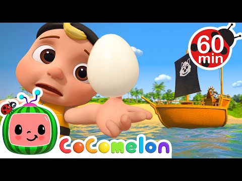 Humpty Dumpty On The Pirate Ship! 🥚 | CoComelon - Animal Time | Nursery Rhymes for Babies