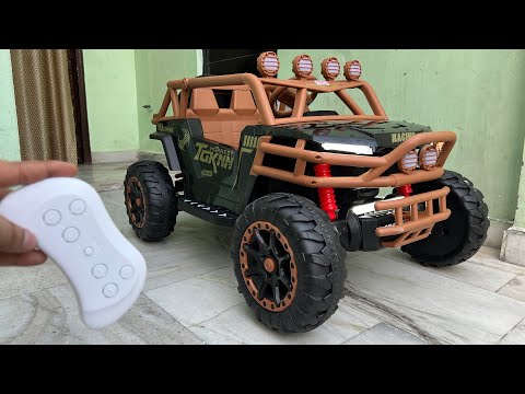 RC Monster Car Unboxing & Testing | Ride on 4x4 Car 🔥🔥