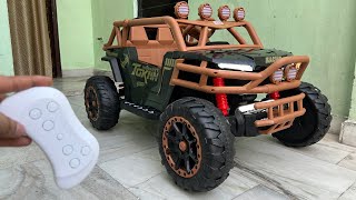 RC Monster Car Unboxing & Testing | Ride on 4x4 Car 🔥🔥