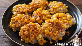 【下茹で不要・混ぜて焼くだけで旨すぎる！】１５分で簡単「焼き豚とうもろこし」の作り方