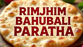 Hardworking dabang paratha queen selling rimjhim bahubali paratha #paratha #vlog #streetfoodindia