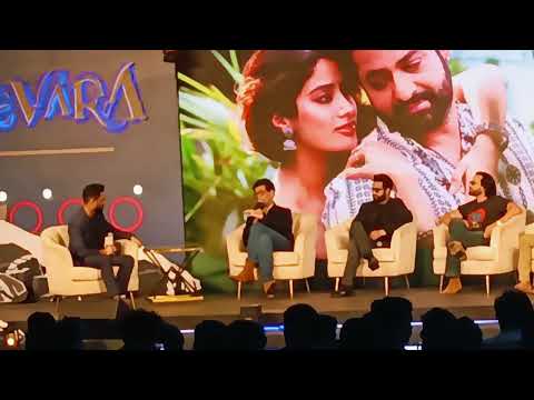 Press Conference Of Devara Part 1 The Man Of Masses NTR Jr Saif Ali Khan Karan Johar Apoorva Mehta