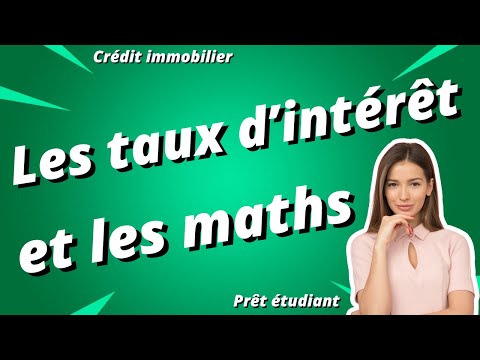 Taux d'intérêt et mathématiques - Grand Oral du Bac