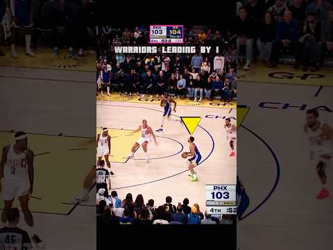 PART 1 - Crazy Ending in San Francisco 👀 Suns vs Warriors Ending #nba #shorts