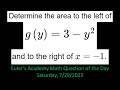 Area Between Curves and Parabolas