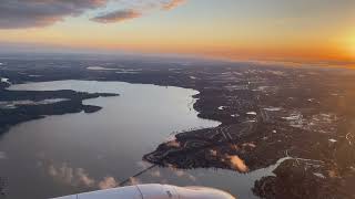Beautiful Landing in IAH - Houston Texas USA 4K