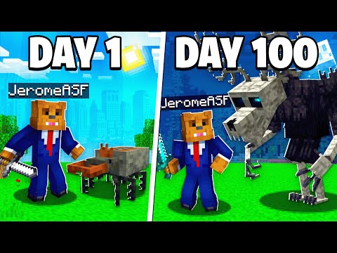 I Survived 100 Days VS Wendigo In Minecraft