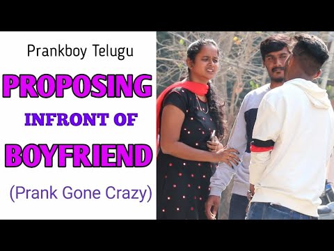 Next Level Proposing Infront Of Boyfriend || Telugu Pranks || Prankboy Telugu || bigo live