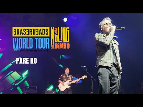 Pare ko | Jay Contreras Rocks the Stage with Eraserheads at Their 2024 Singapore Concert!