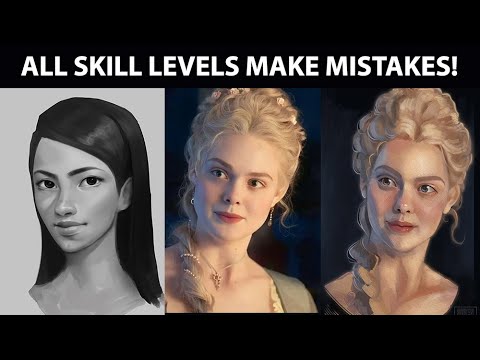 All skill levels make mistakes! Proportion and rotation!