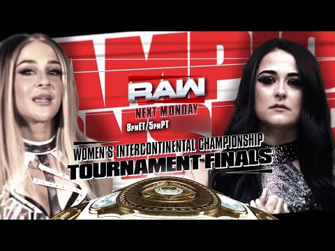 Lyra Valkyria & Dakota Kai clash in the final match of the WWE Women’s Intercontinental Tournament