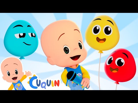 Sing with baby balloons | Learn with Cuquin