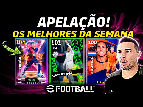 APELAÇÃO! QUEM SÃO OS MELHORES DO FIM DE ANO  NO EFOOTBALL 2025 MOBILE? TREINOS POTENCIALIZADORES