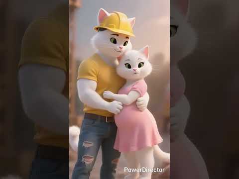 cat love story #cartoons #cartoons YT #shorts #ai