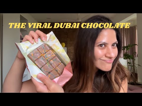 TRYING THE VIRAL DUBAI CHOCOLATE(2 months late)