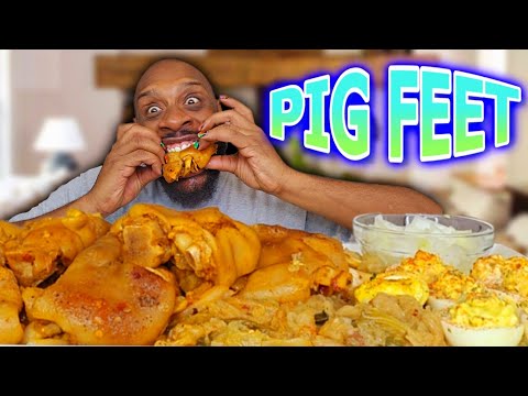 SOUTHERN PIG FEET & FRIED CABBAGE | MUKBANG | TRUMPS PLAN FOR OUR COUNTRY