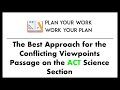 Strategies for Conflicting Viewpoints Passages