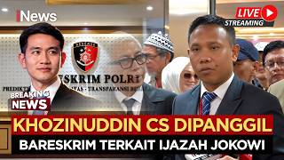 🔴LIVE - Khozinuddin CS Datangi Bareskrim Terkait laporan Suket Ijazah Gibran (22/10)