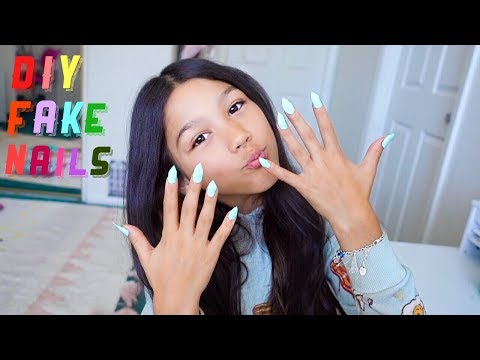 Easiest DIY Fake Nails At Home | Txunamy