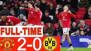 Manchester United 2 - 0 Borussia Dortmund | Highlights | U21 Premier League Cup | 19-12-25