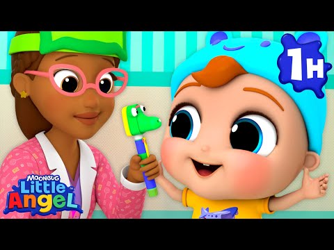 Let's Go To The Doctor! | Little Angel - Healthy Habits for kids