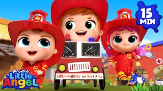 Safety Squad to the Rescue! | Rescue Helper Songs! | Little Angel Kids Songs & Nursery Rhymes