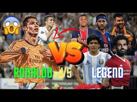 RONALDO 🆚 MBAPPE,MESSI,MARADONA,NEYMAR,SALAH, 🔥😲RONALDO FIGHTS AGAINST LEGENDARY FOOTBALL PLAYERS