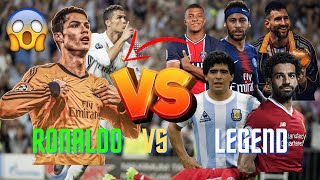 RONALDO 🆚 MBAPPE,MESSI,MARADONA,NEYMAR,SALAH, 🔥😲RONALDO FIGHTS AGAINST LEGENDARY FOOTBALL PLAYERS
